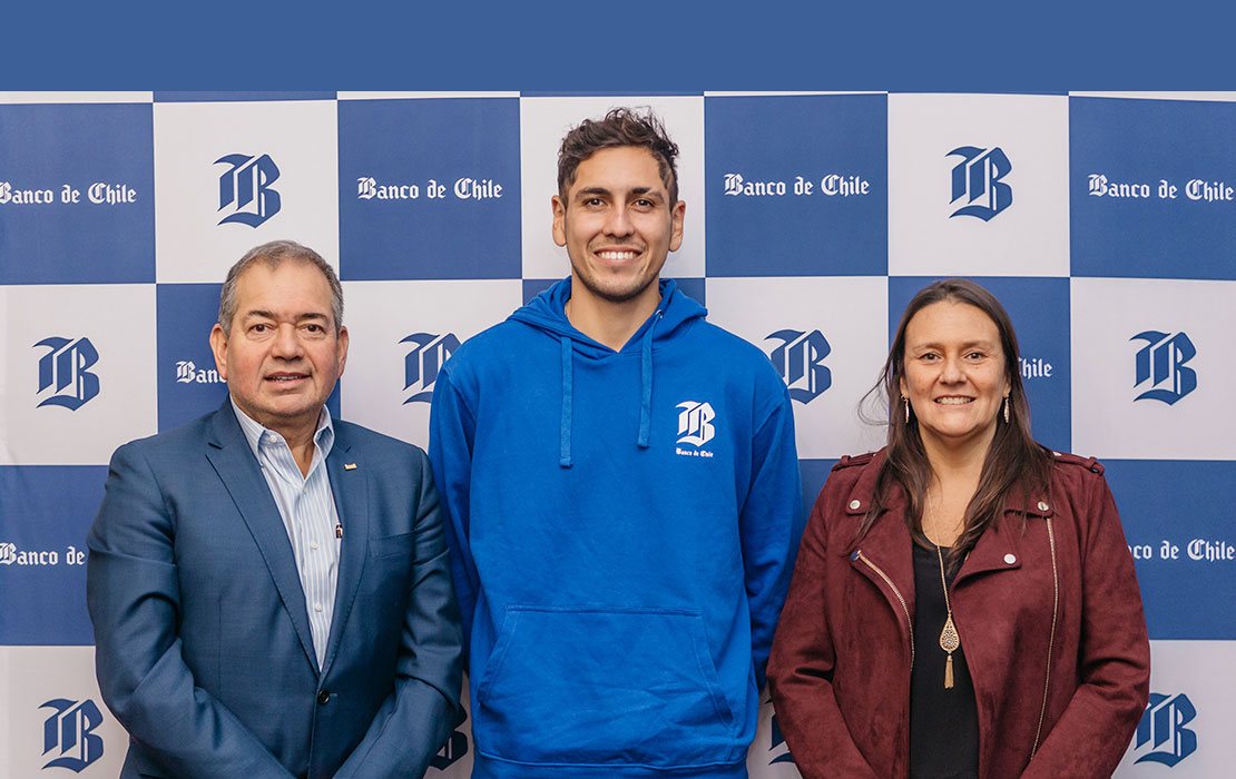 Tenista Alejandro Tabilo se une al destacado grupo de deportistas nacionales que son apoyados por Banco de Chile