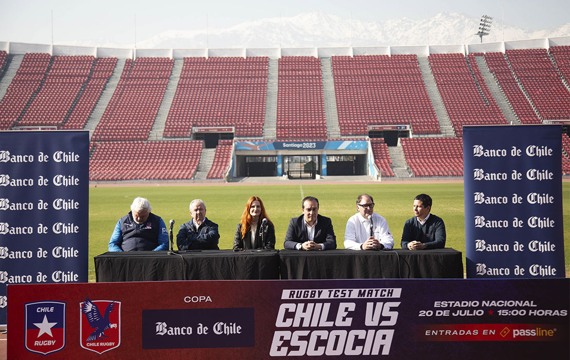 Banco de Chile y la Federación de Rugby de Chile lanzan oficialmente el “Test Match” entre Chile y Escocia