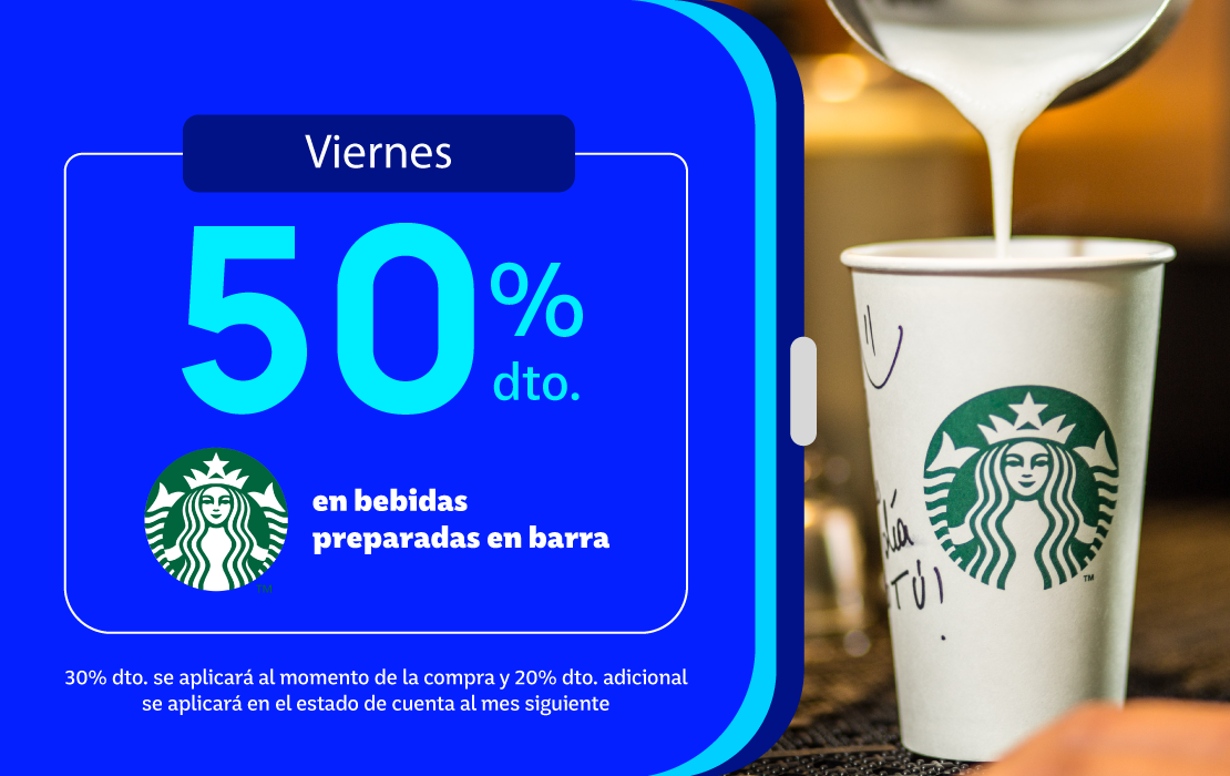 Tarjeta CC Digital Starbucks 50