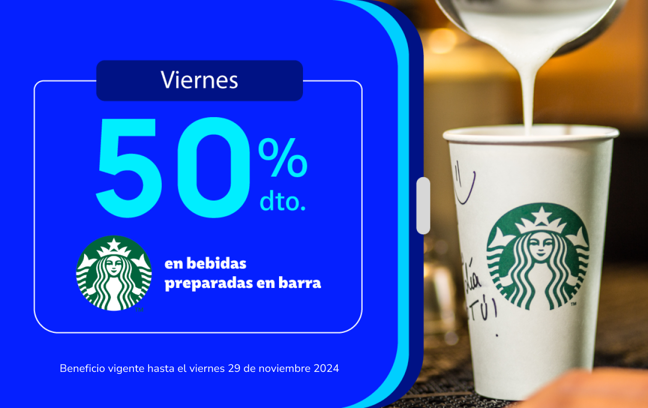 Tarjeta CC Digital Starbucks 50