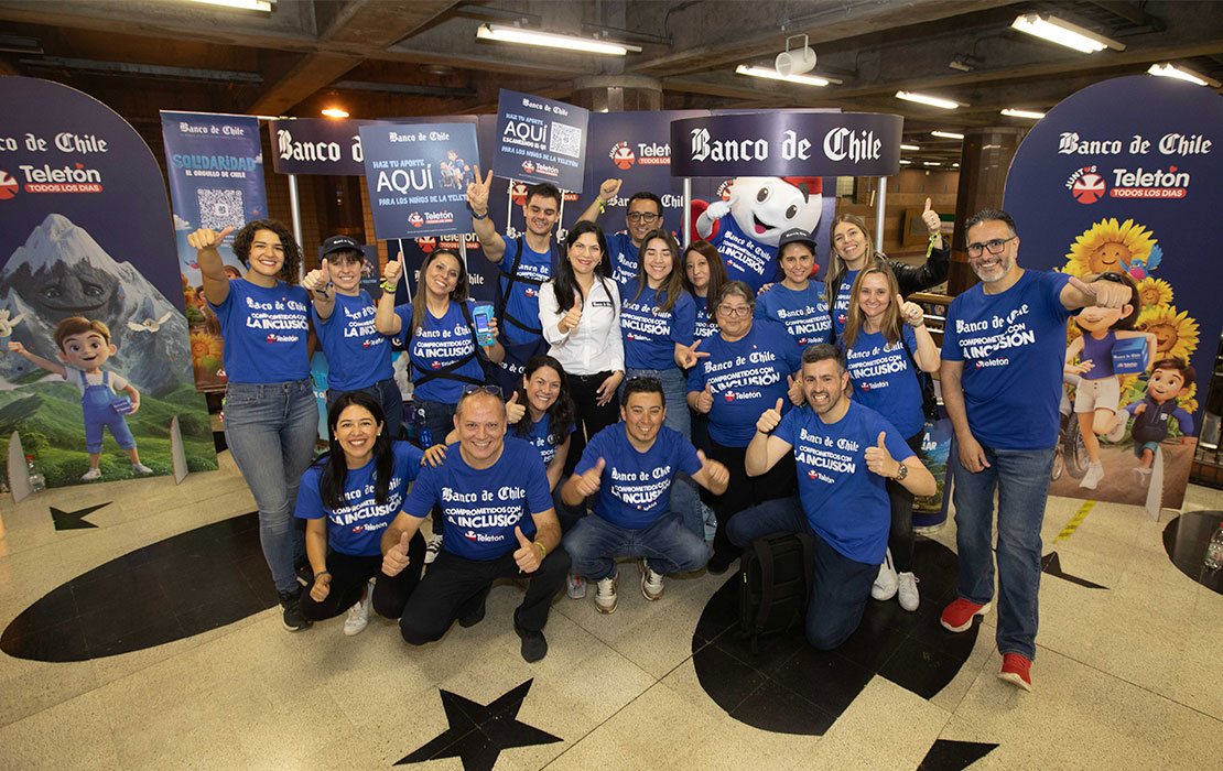 ¡Comenzó la Teletón!: Banco de Chile, Metro y Teletón dan inicio a la campaña de recaudación 2024